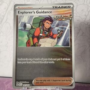 Explorer's Guidance Trainer Card 147/162 Pokemon TCG Reverse Holo